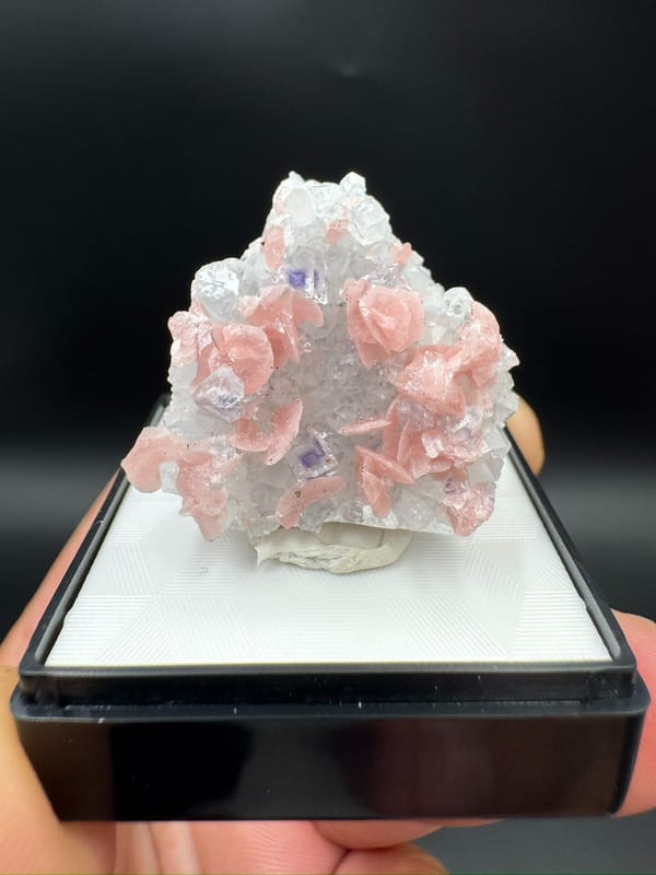 Rhodochrosite from Guangxi, China, individual mineral specimen view 1