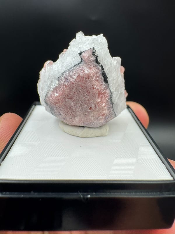 Rhodochrosite from Guangxi, China, individual mineral specimen view 3