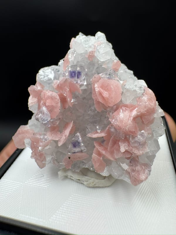 Rhodochrosite from Guangxi, China, individual mineral specimen view 6