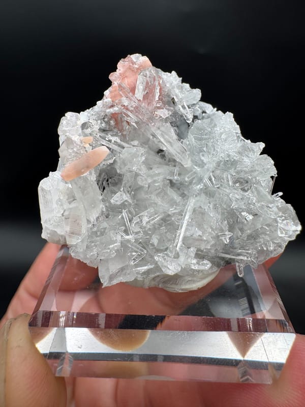 Rhodochrosite from Guangxi, China, individual mineral specimen view 1