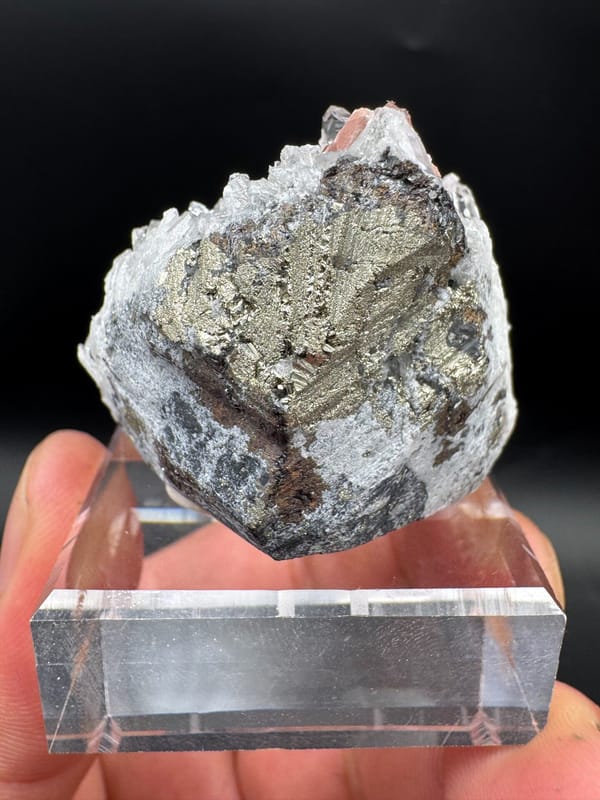 Rhodochrosite from Guangxi, China, individual mineral specimen view 6