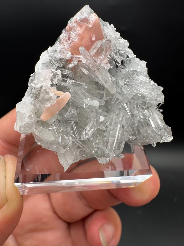 Rhodochrosite from Guangxi, China, individual mineral specimen view 8