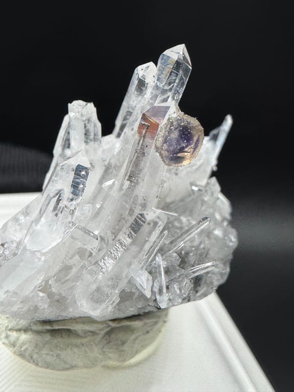 Fluorite from Wuzhou, Guangxi, China, individual mineral specimen view 5