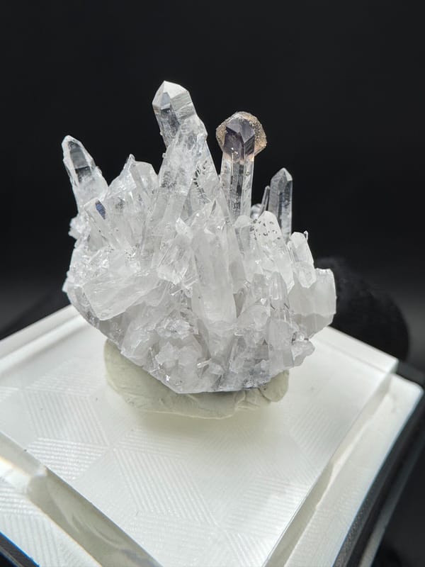 Fluorite from Wuzhou, Guangxi, China, individual mineral specimen view 6