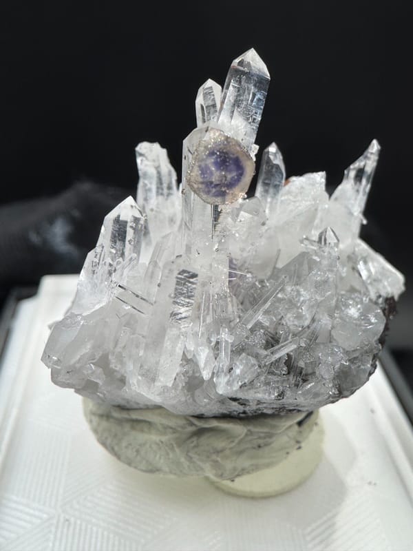 Fluorite from Wuzhou, Guangxi, China, individual mineral specimen view 7