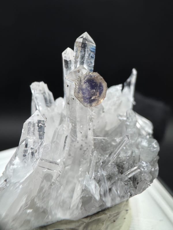 Fluorite from Wuzhou, Guangxi, China, individual mineral specimen view 8