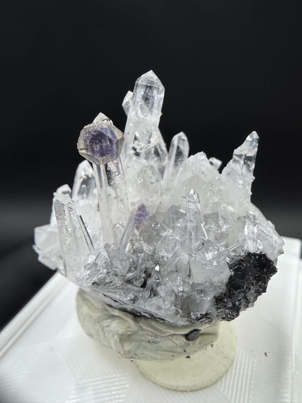 Fluorite from Wuzhou, Guangxi, China, individual mineral specimen view 9
