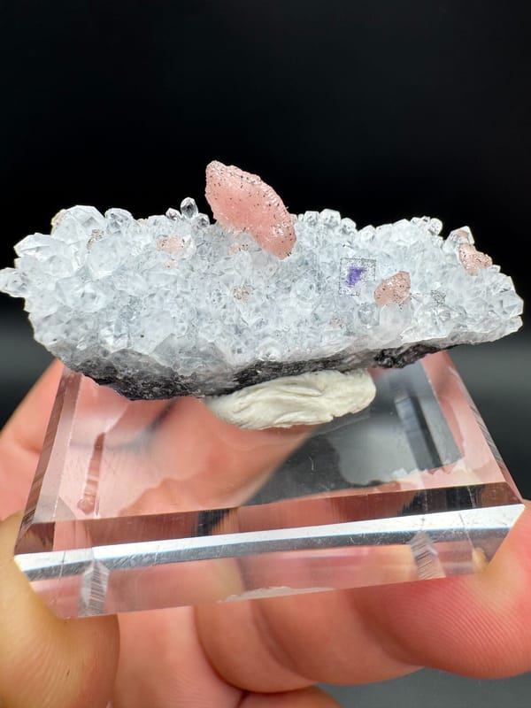 Rhodochrosite from Wuzhou, Guangxi, China, individual mineral specimen view 1