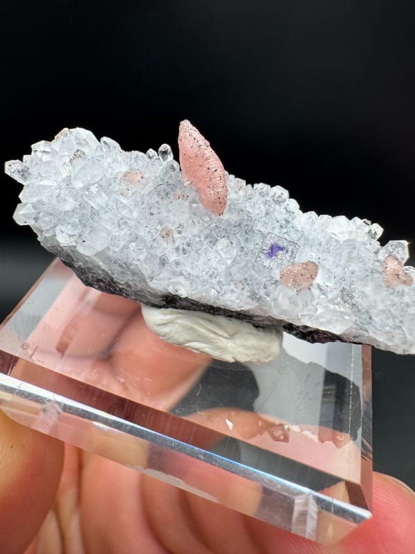 Rhodochrosite from Wuzhou, Guangxi, China, individual mineral specimen view 2