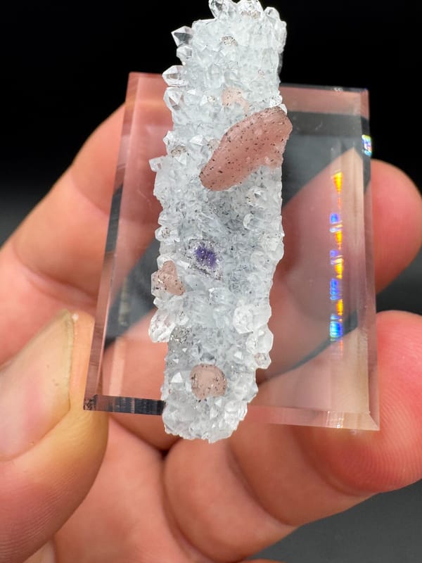 Rhodochrosite from Wuzhou, Guangxi, China, individual mineral specimen view 3
