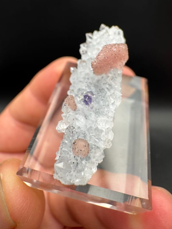 Rhodochrosite from Wuzhou, Guangxi, China, individual mineral specimen view 4