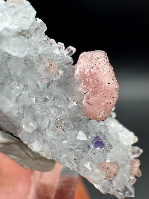 Rhodochrosite from Wuzhou, Guangxi, China, individual mineral specimen view 5