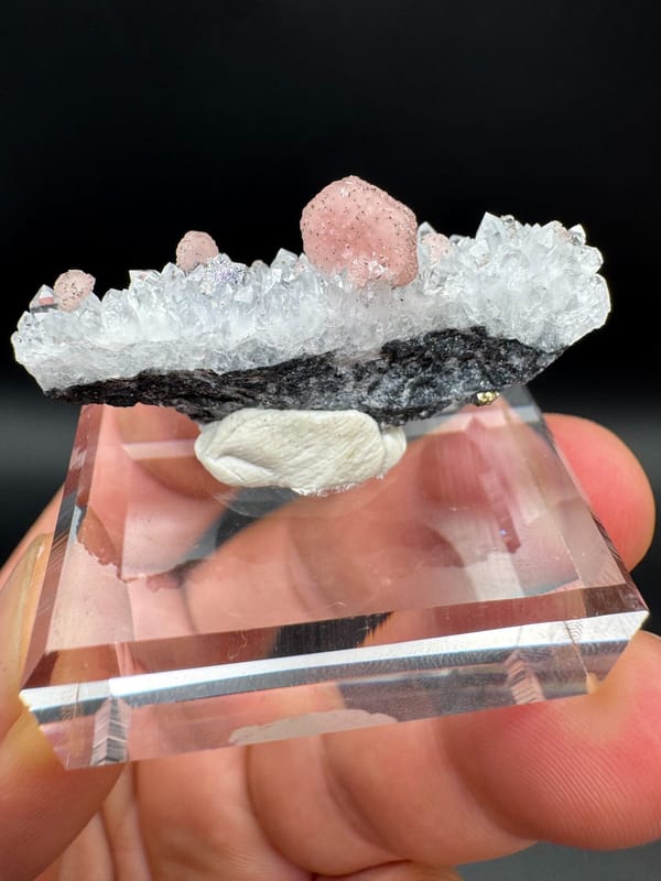 Rhodochrosite from Wuzhou, Guangxi, China, individual mineral specimen view 8
