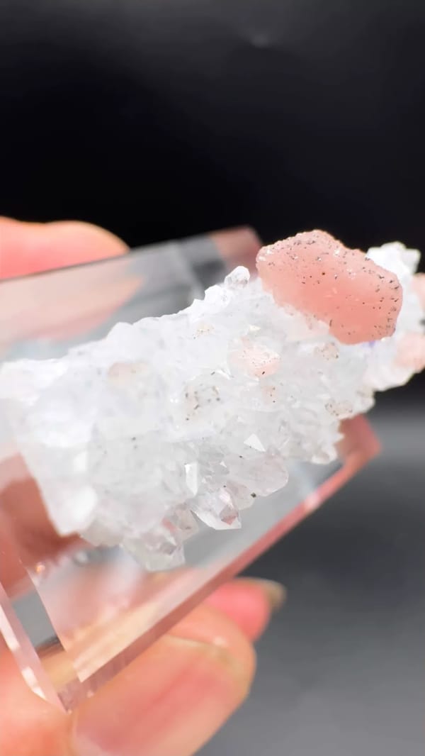 Rhodochrosite from Wuzhou, Guangxi, China, individual mineral specimen view 9