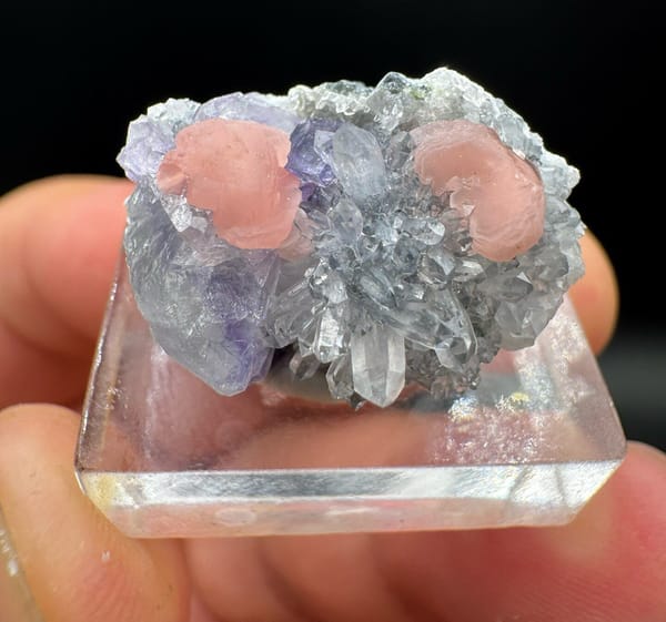 Rhodochrosite from Guangxi, China, individual mineral specimen view 1