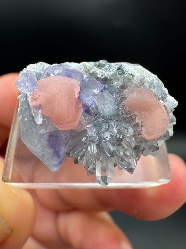 Rhodochrosite from Guangxi, China, individual mineral specimen view 2