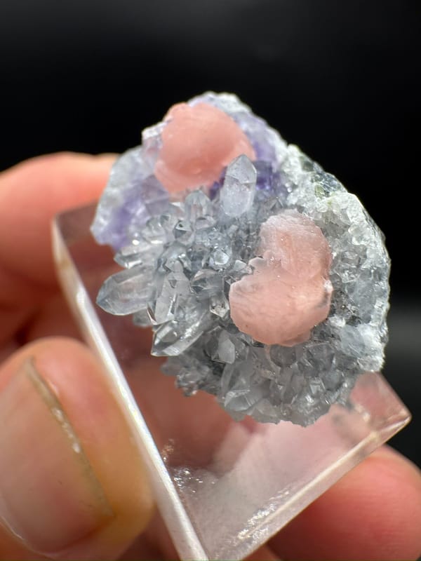 Rhodochrosite from Guangxi, China, individual mineral specimen view 3