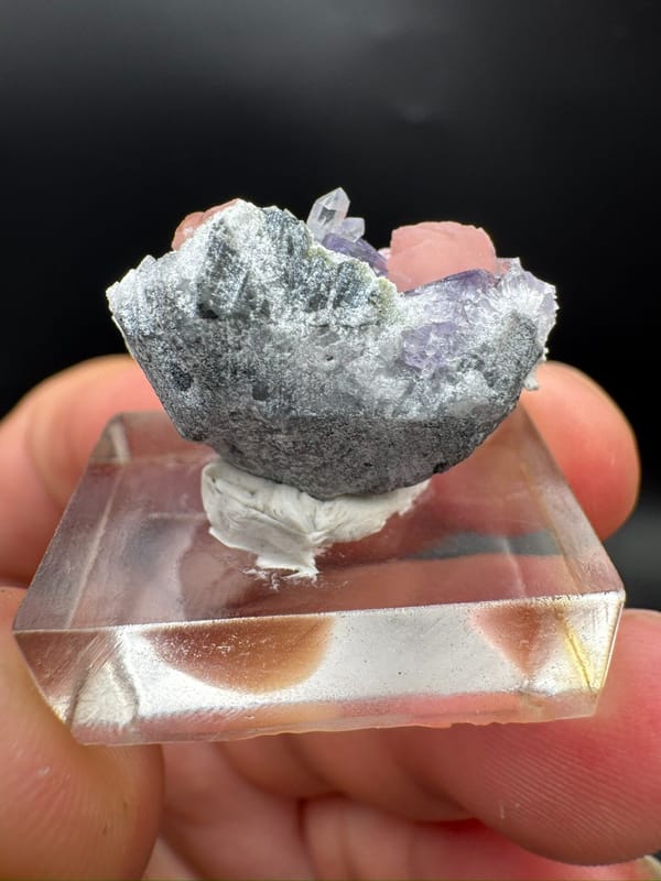 Rhodochrosite from Guangxi, China, individual mineral specimen view 4