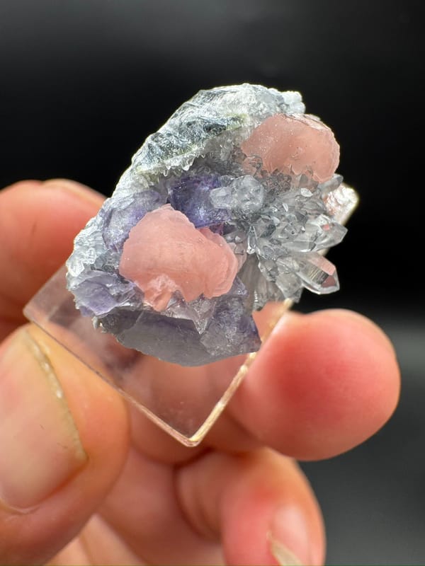 Rhodochrosite from Guangxi, China, individual mineral specimen view 5