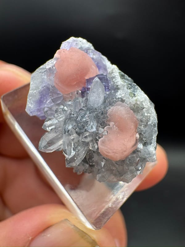 Rhodochrosite from Guangxi, China, individual mineral specimen view 6