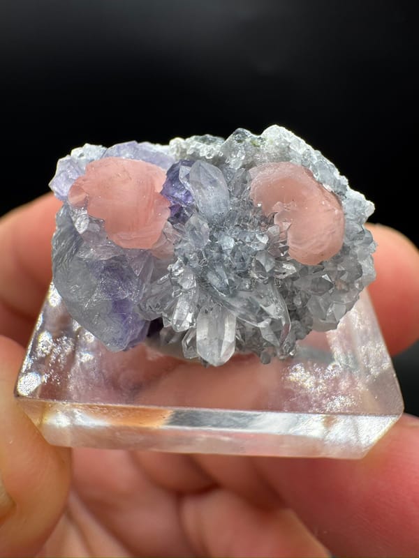 Rhodochrosite from Guangxi, China, individual mineral specimen view 8