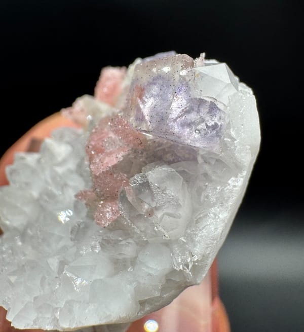 Rhodochrosite from Guangxi, China, individual mineral specimen view 3