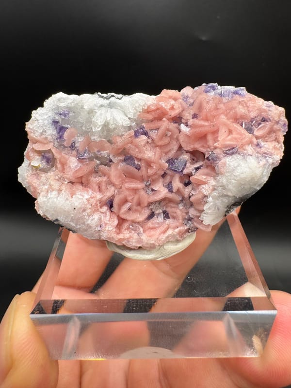 Rhodochrosite from Wuzhou, Guangxi, China, individual mineral specimen view 1