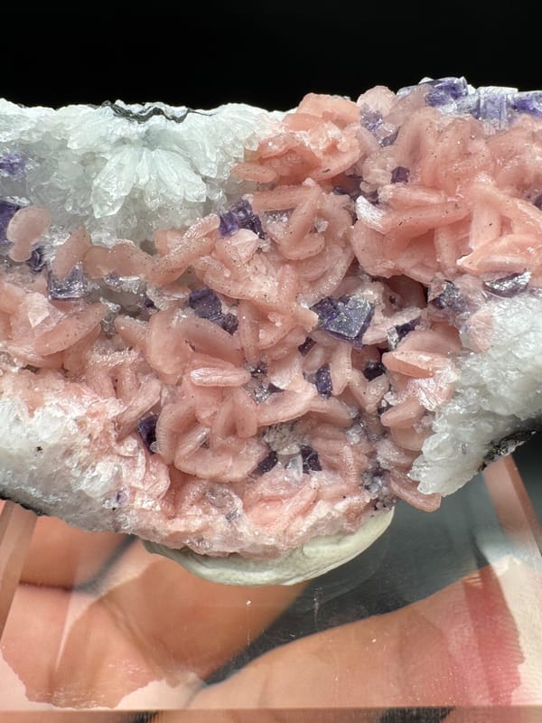 Rhodochrosite from Wuzhou, Guangxi, China, individual mineral specimen view 4