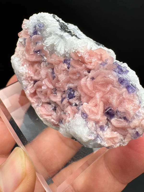 Rhodochrosite from Wuzhou, Guangxi, China, individual mineral specimen view 5