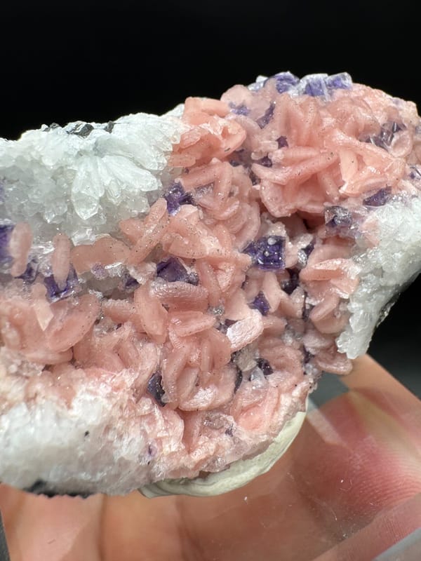 Rhodochrosite from Wuzhou, Guangxi, China, individual mineral specimen view 6