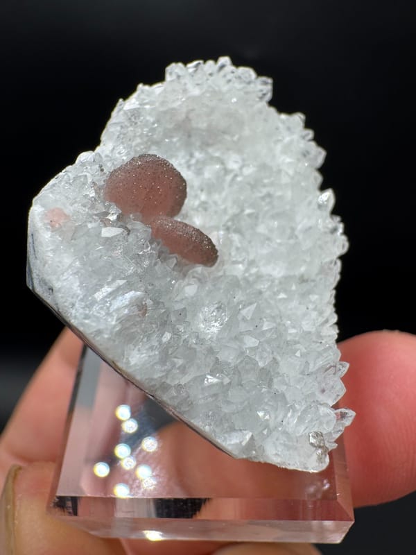 Rhodochrosite from Guangxi, China, individual mineral specimen view 5