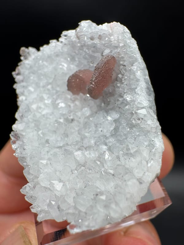Rhodochrosite from Guangxi, China, individual mineral specimen view 8
