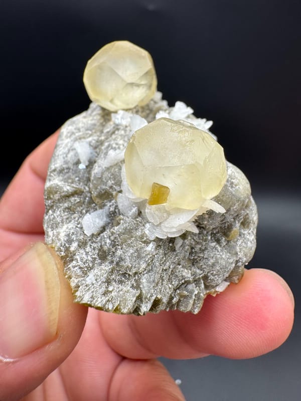 Calcite from Guizhou, China, individual mineral specimen view 2