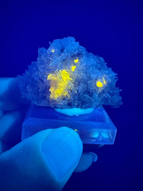 Apatite from Wuzhou, Guangxi, China, individual mineral specimen view 2