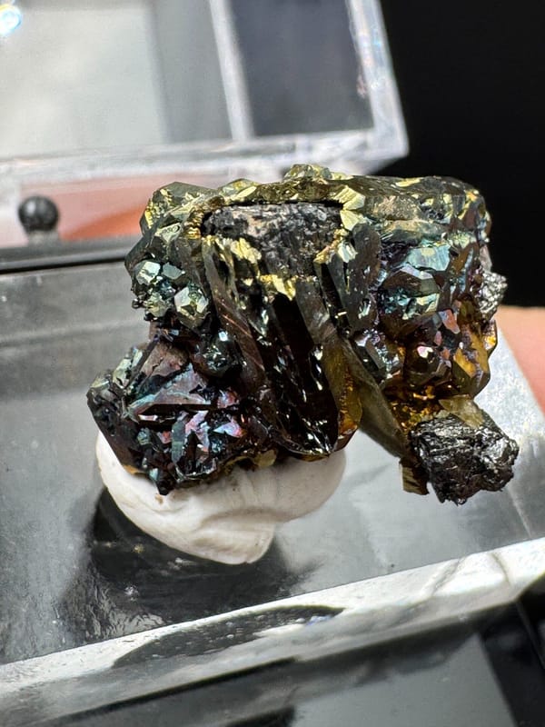 Chalcopyrite from Bijie, Guizhou, China, individual mineral specimen view 2