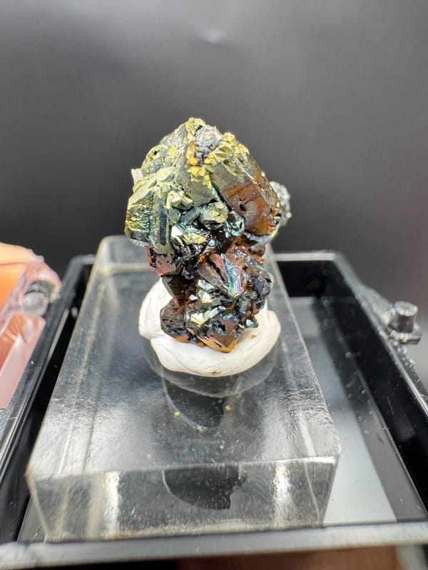 Chalcopyrite from Bijie, Guizhou, China, individual mineral specimen view 3