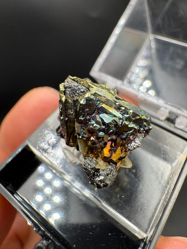 Chalcopyrite from Bijie, Guizhou, China, individual mineral specimen view 4