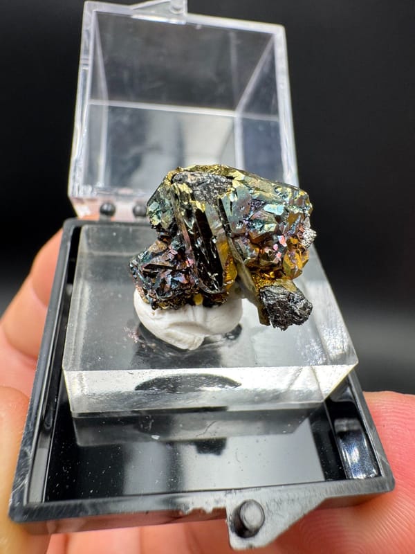 Chalcopyrite from Bijie, Guizhou, China, individual mineral specimen view 5