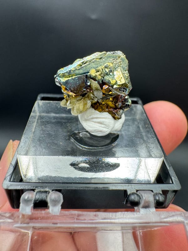 Chalcopyrite from Bijie, Guizhou, China, individual mineral specimen view 6