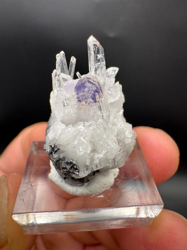 Fluorite from Wuzhou, Guangxi, China, individual mineral specimen view 1