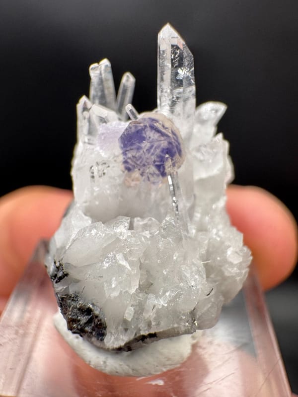 Fluorite from Wuzhou, Guangxi, China, individual mineral specimen view 5