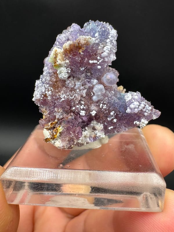 Yttrofluorite from Guizhou, China, individual mineral specimen view 1