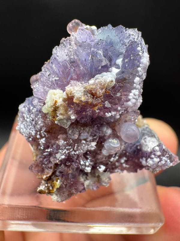 Yttrofluorite from Guizhou, China, individual mineral specimen view 7