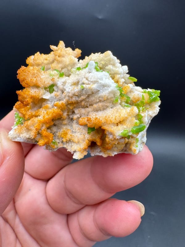 Pyromorphite from Guangxi, China, individual mineral specimen view 3