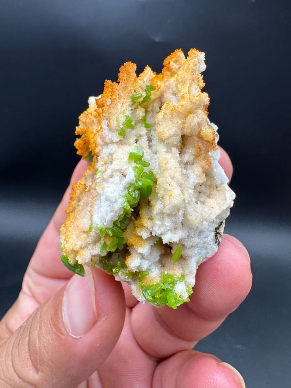 Pyromorphite from Guangxi, China, individual mineral specimen view 7