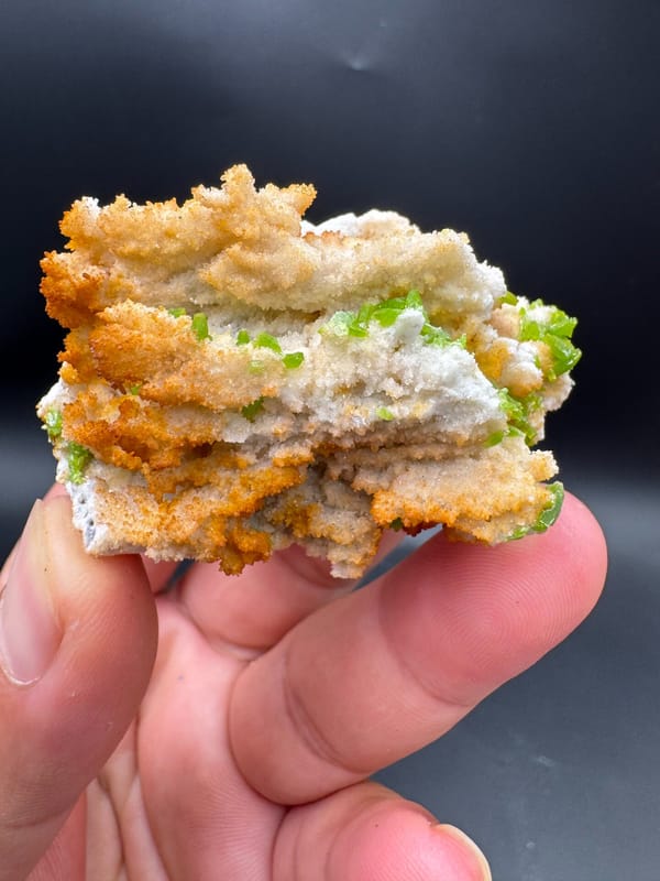 Pyromorphite from Guangxi, China, individual mineral specimen view 9