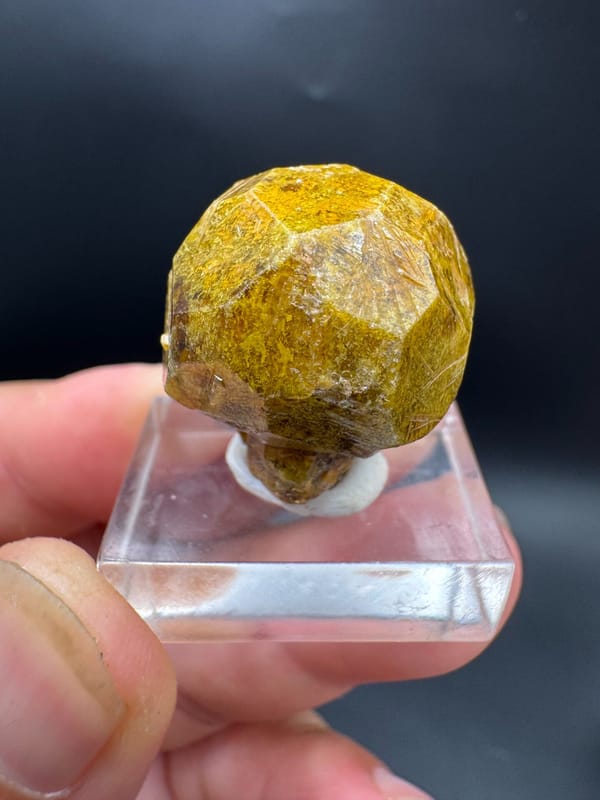 Garnet, individual mineral specimen view 1 for a mineral collection
