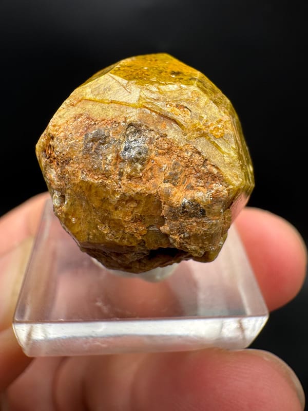 Garnet, individual mineral specimen view 3 for a mineral collection