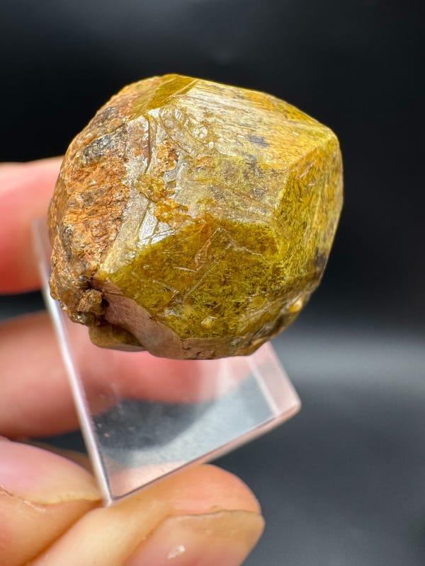 Garnet, individual mineral specimen view 4 for a mineral collection