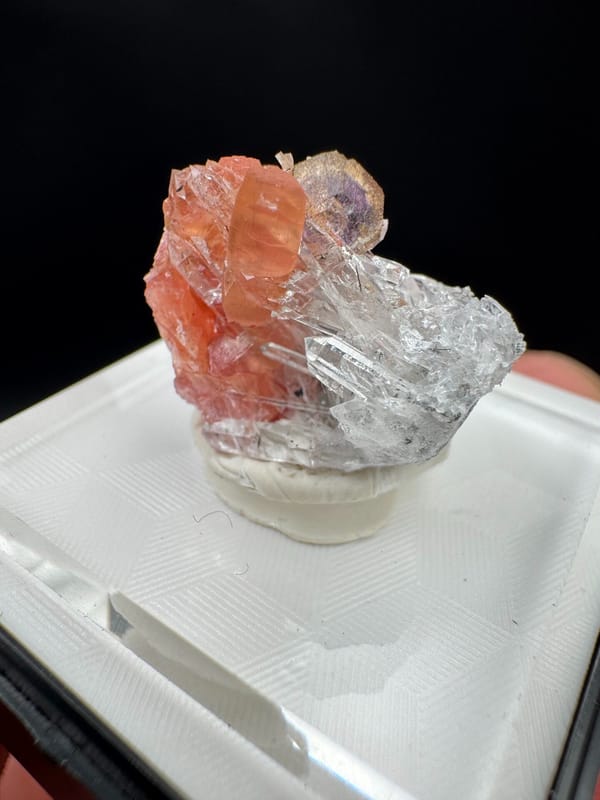 Rhodochrosite from Wuzhou, Guangxi, China, individual mineral specimen view 3